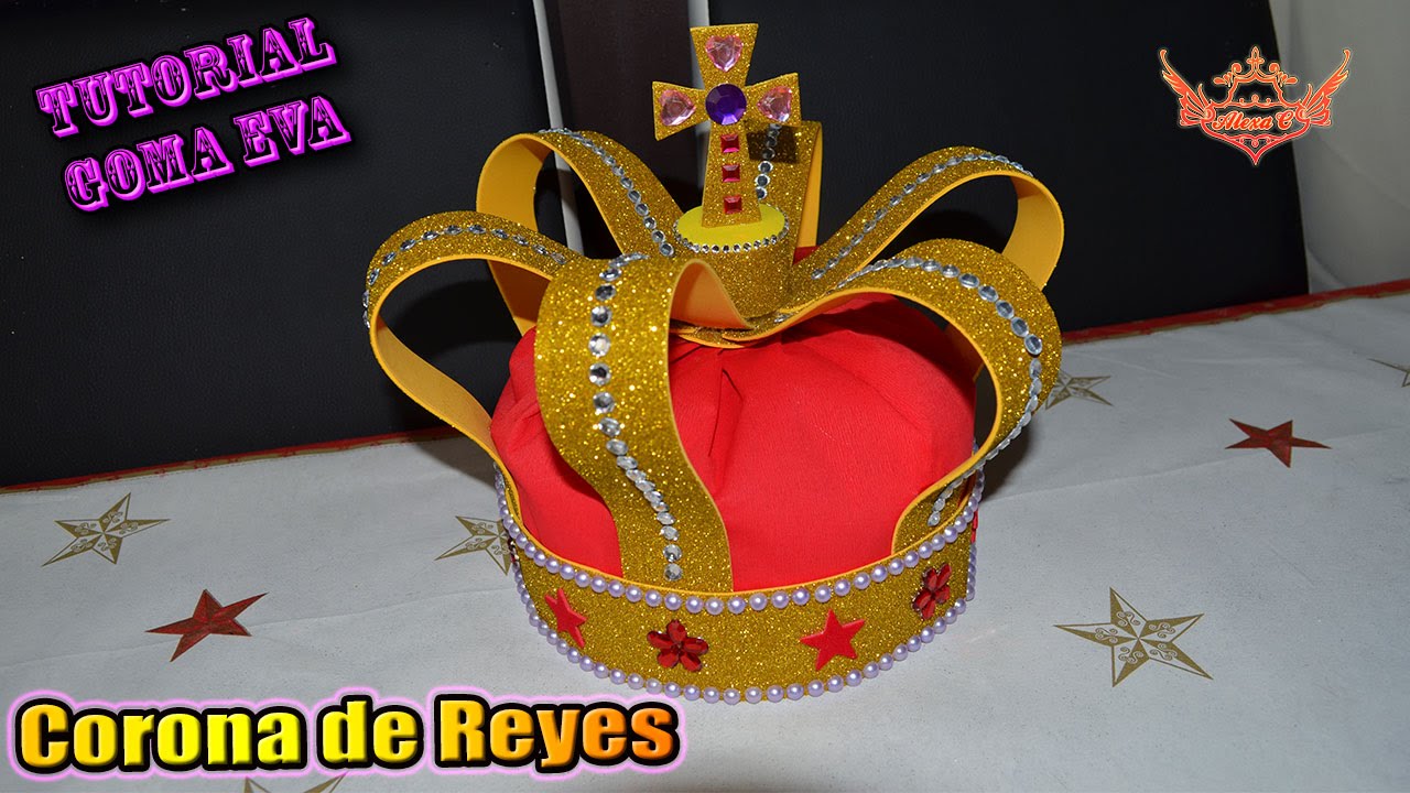 Corona de Reyes Magos en goma eva